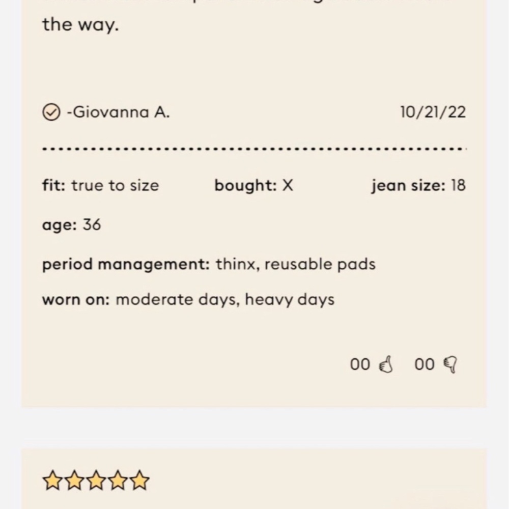 NEW✅ BUNDLE OF 2 THINX FOR ALL PERIOD SUPER ABSORBENCY SIZE MEDIUM - Picture 5 of 11